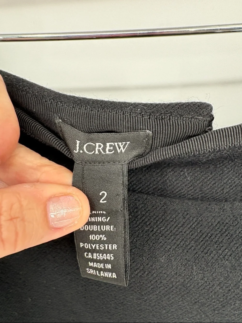 🪽 J. Crew No 2 wool black Pencil Skirt